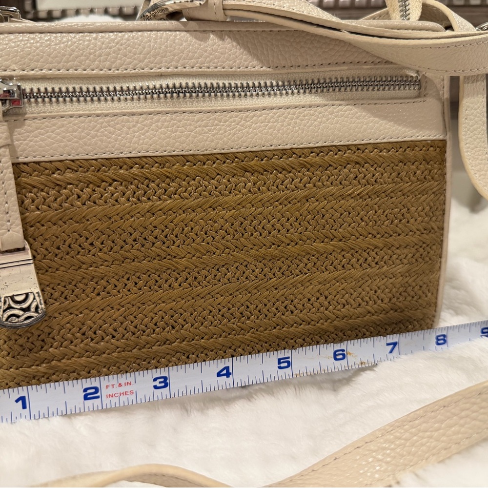 Brighton Elegant Cream and Tan organizing  Bag